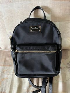 Kate Spade Black Nylon Backpack