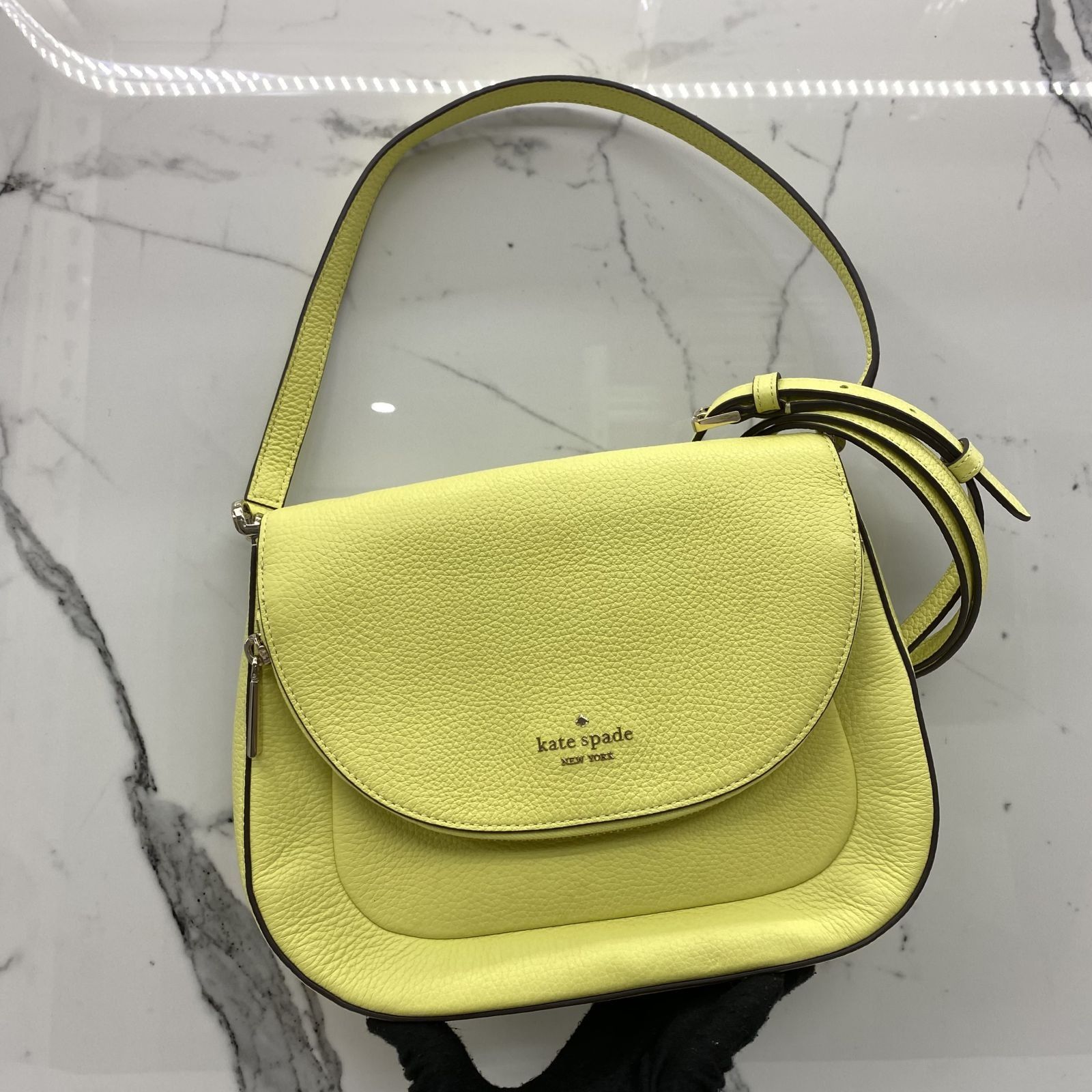 KATE SPADE YELLOW FOLD OVER 2WAY BAG 247027712 Luxury Bags Wallets on Carousell