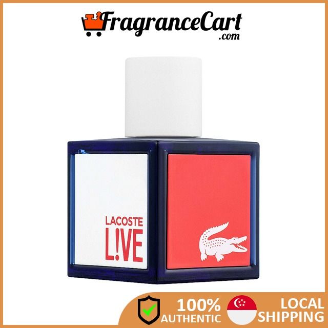 Lacoste Live Pour Homme EDT for Men 100ml Tester Brand New 100 Authentic Perfume FragranceCart Eau de Toilette Man Blue Red Aromatic Aquatic