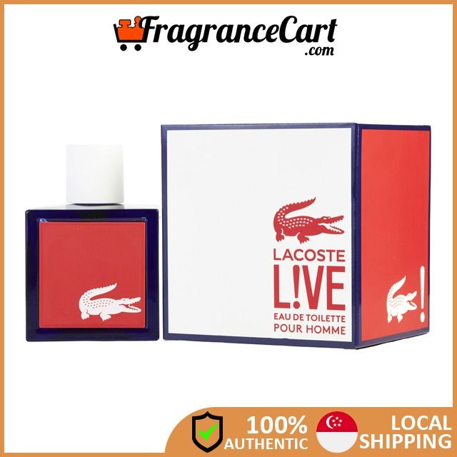 Lacoste Live Pour Homme EDT for Men 100ml Tester Brand New 100 Authentic Perfume FragranceCart Eau de Toilette Man Blue Red Aromatic Aquatic Beauty Personal Care Fragrance Deodorants on Carousell