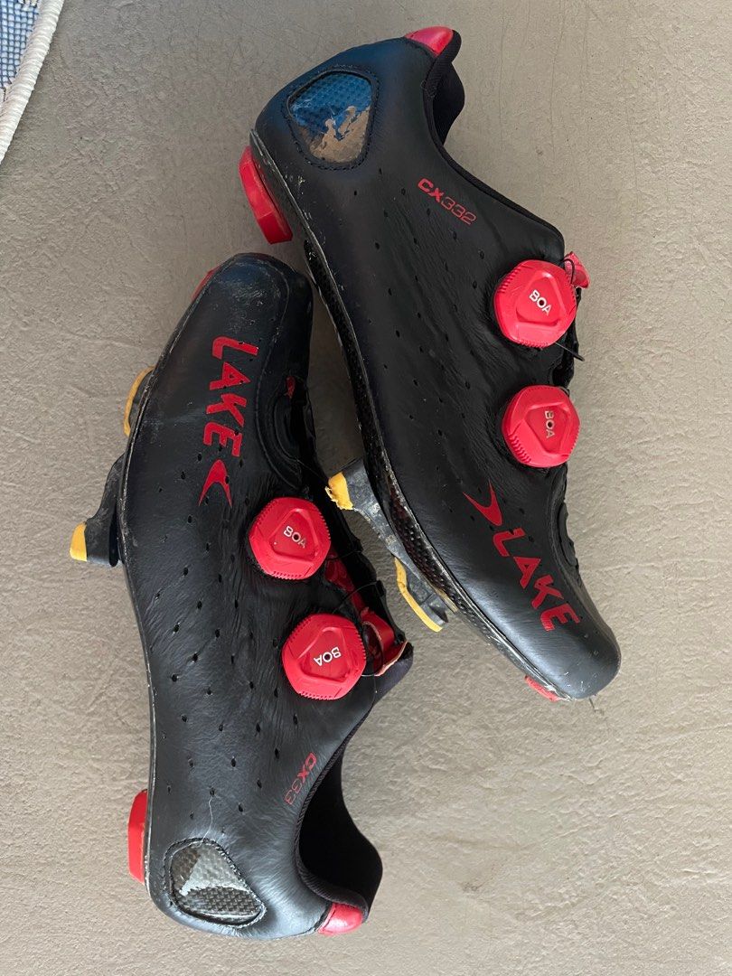 LAKE CX332 ROAD CYCLING SHOES WIDE FIT EUR40.5 Sports Equipment Bicycles Parts Bicycles on Carousell