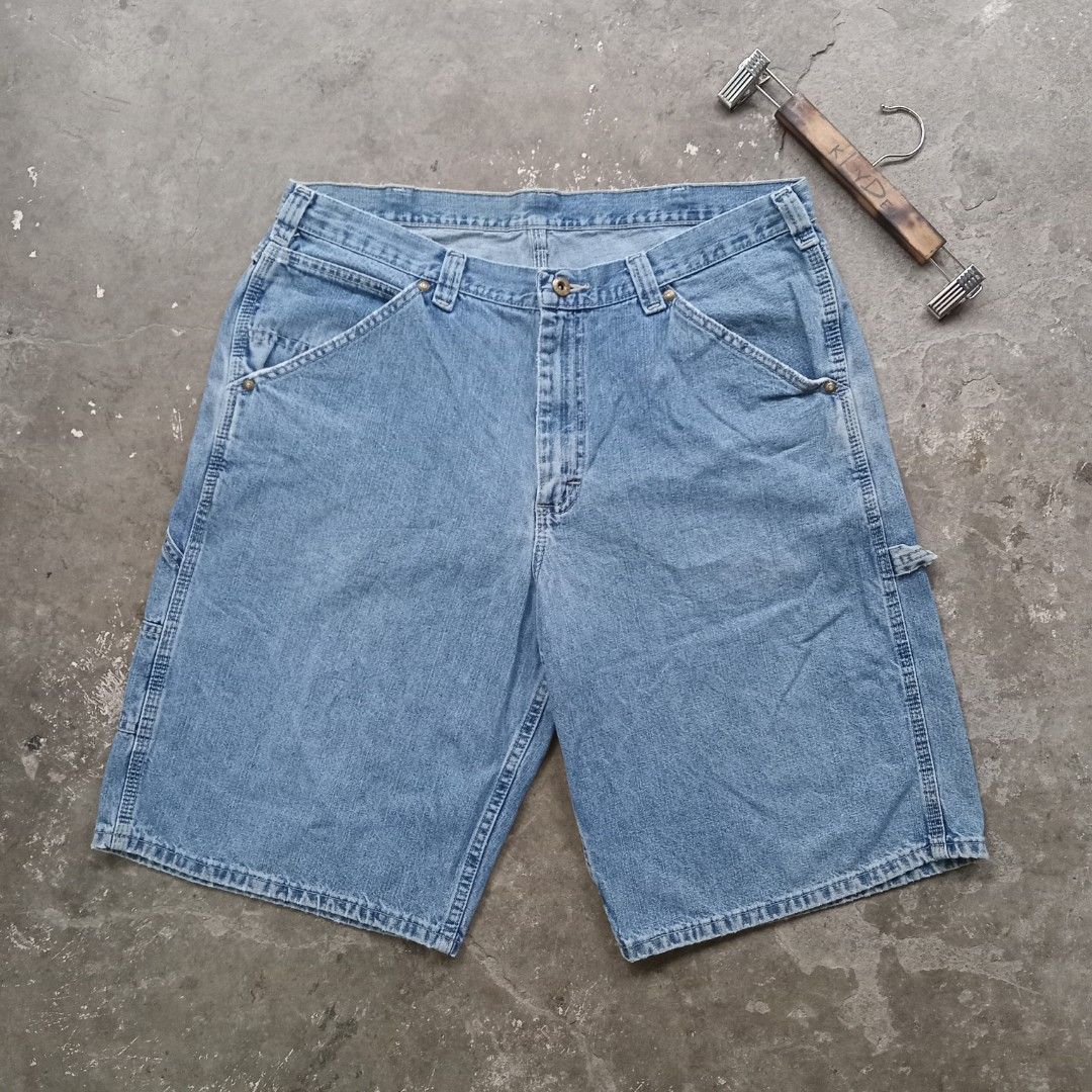 Lee dungarees carpenter shorts hotsell