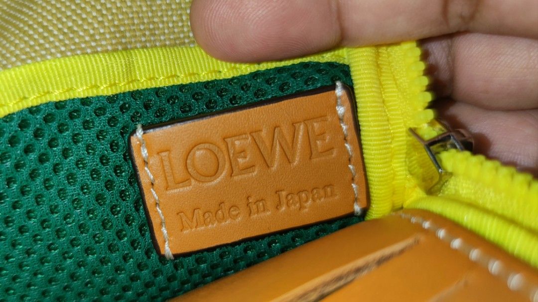LOEWE NECK SLING BAG (Category: Luxury Bags & Wallets) located in Digos. Submitted by emmanuel28 (Listing ID 1310243255, Image 3). Description: LOEWE EYE NATURE POUCH SLING AUTHENTIC CANVAS MATERIAL MADE IN JAPAN RANK SA (GOOD AS NEW) LOCATION: DAVAO DEL SUR +shipping fee.