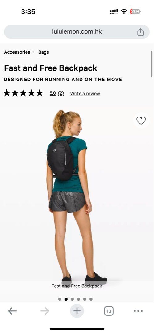 Lululemon fast and free backpack shop