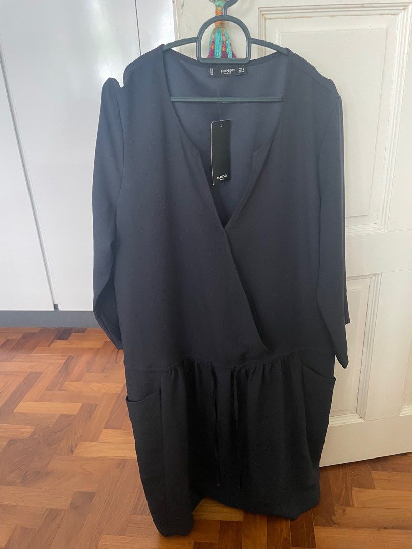 Mango Basics Navy Dress