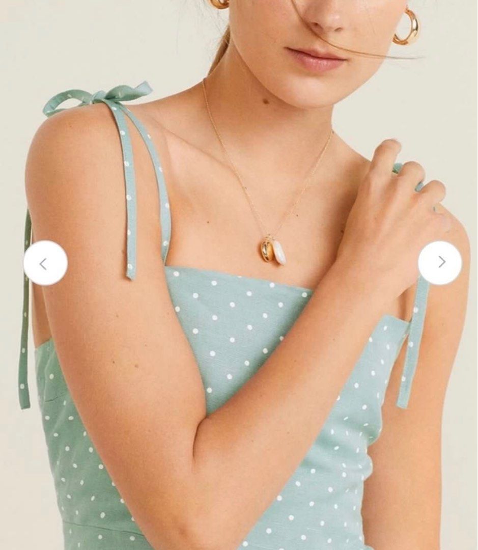 mango green polka dot dress Buy MANGO Women Green & Blue Polka Dot Printed Ruffle Sheath Dress - Dresses for Women 19120268