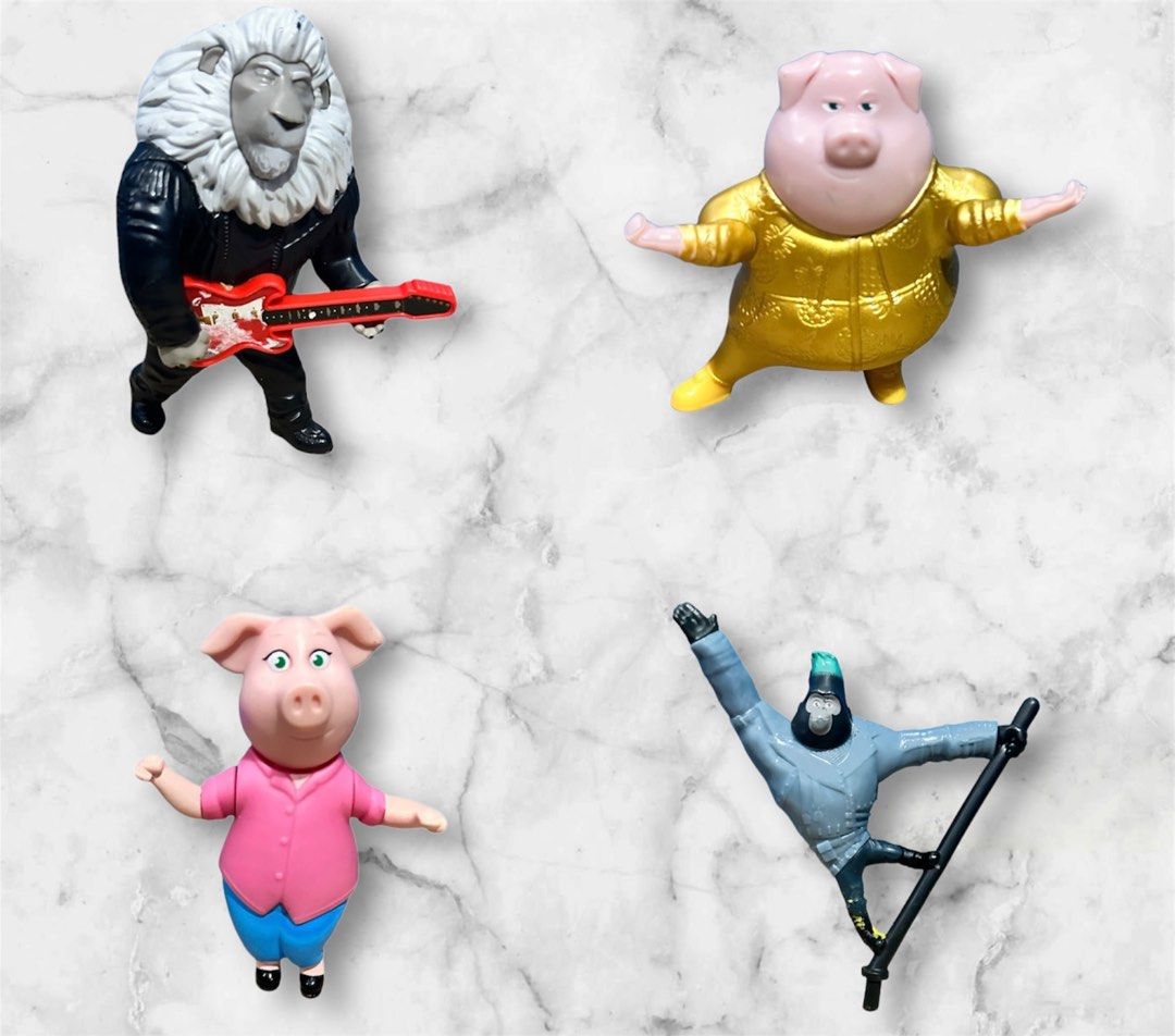 Mcdo Sing Happy Meal Toy (Category: Designer & Blind Box Toys) located in Manila. Submitted by sytakayama (Listing ID 1310131367, Image 1). Description: already sanitized 35 each used so expect some scratches or paint chips 120 take all.