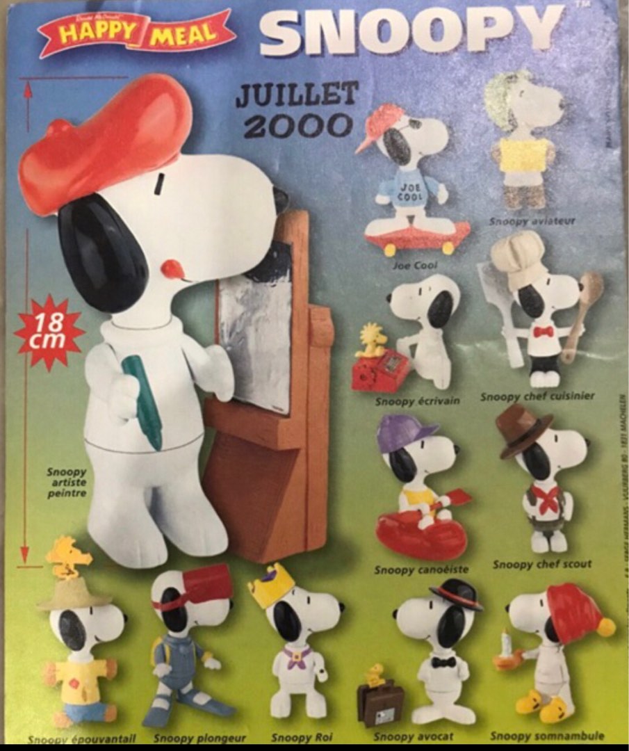 McDonald’s Build A Snoopy 2000, Hobbies & Toys, Toys & Games on Carousell