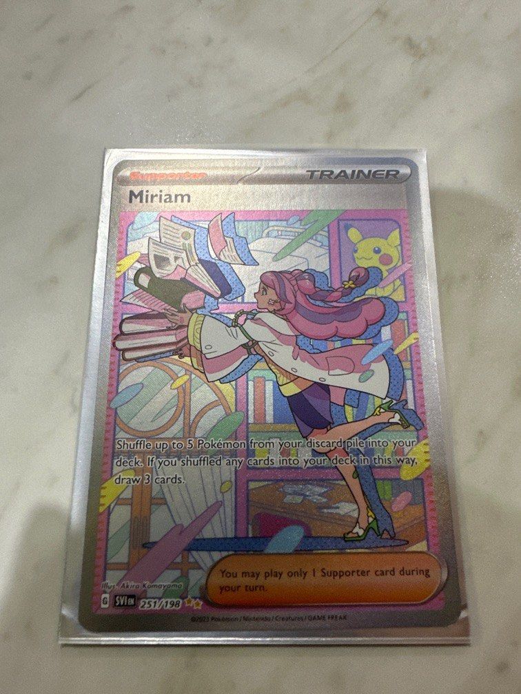 Miriam - 251/198 - SV01 (Sleeved), Hobbies & Toys, Toys & Games on Carousell