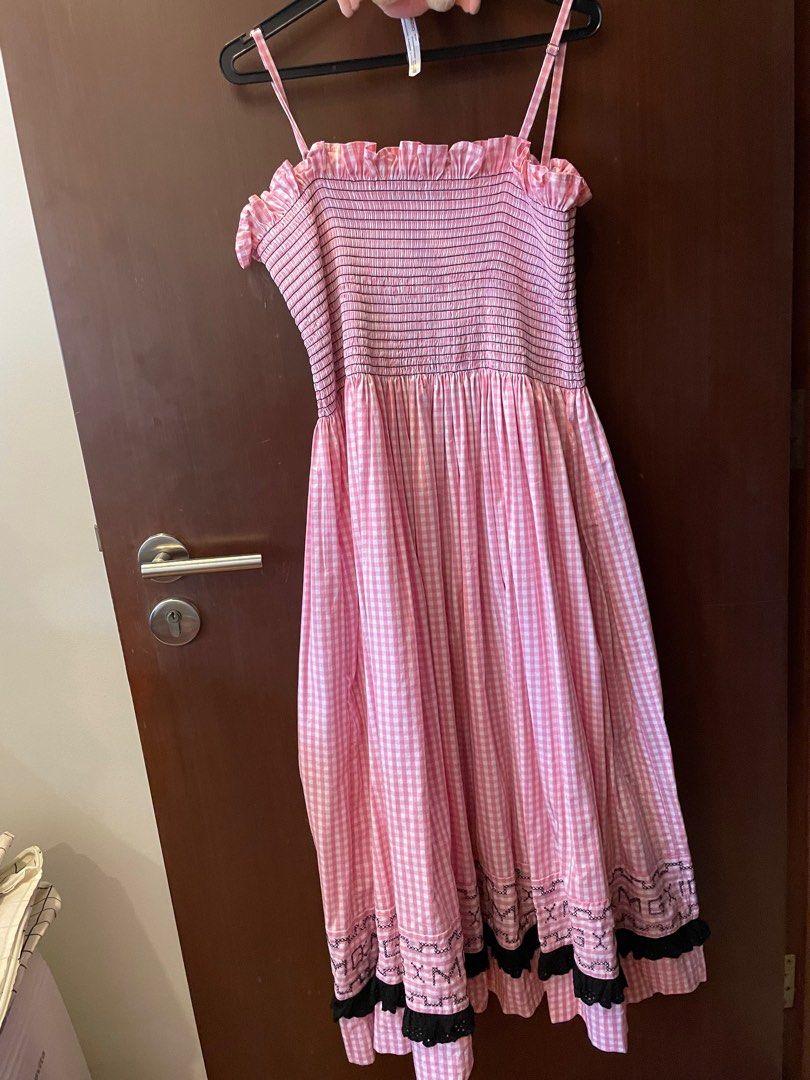 Molly goddard gingham dress shop