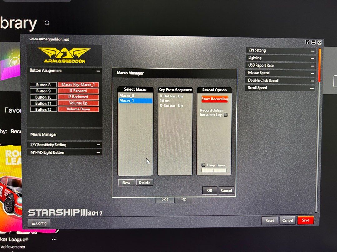 Mouse Armageddon NRO-5 STARSHIP 3, Computers & Tech, Parts