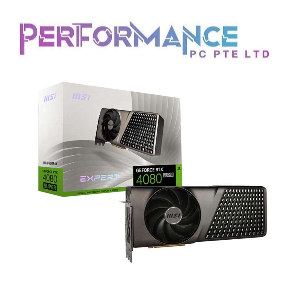 MSI GeForce RTX 4080 RTX4080 SUPER 16G EXPERT (3 YEARS WARRANTY BY CORBELL  TECHNOLOGY PTE LTD), Computers & Tech, Parts & Accessories, Computer Parts  on Carousell