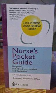 NANDA 16th Edition (Nursing Pocket Guide)