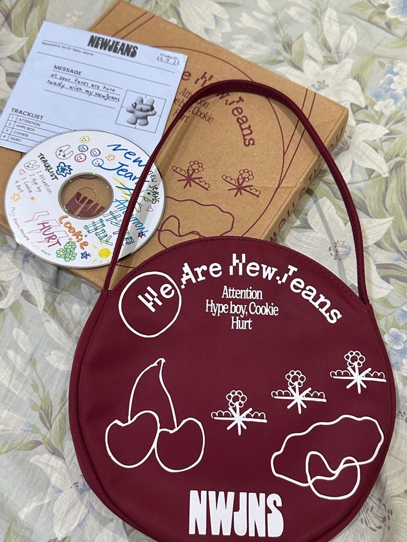NewJeans 1st EP Album Limited bag ver (red), Hobbies & Toys