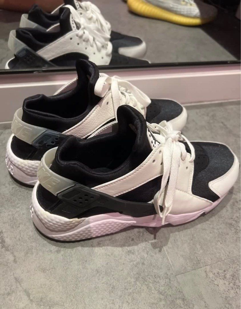 Nike Air Huarache Shoe Sneaker Men Black and White Men s Fashion Footwear Sneakers on Carousell