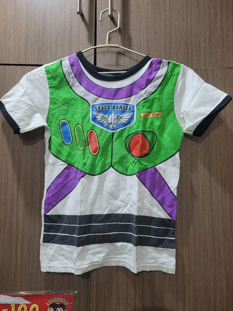 Original Disney Buzz Lightyear Shirt (Category: Babies & Kids Fashion) located in Manila. Submitted by vancecc (Listing ID 1310176257, Image 1). Description: Original Disney from US. Actually unused since my son doesn't want to wear Buzz, but with storage stains at the back :( Selling price REALLY LOW due to the storage stain. Can be used as Halloween costume 😆.