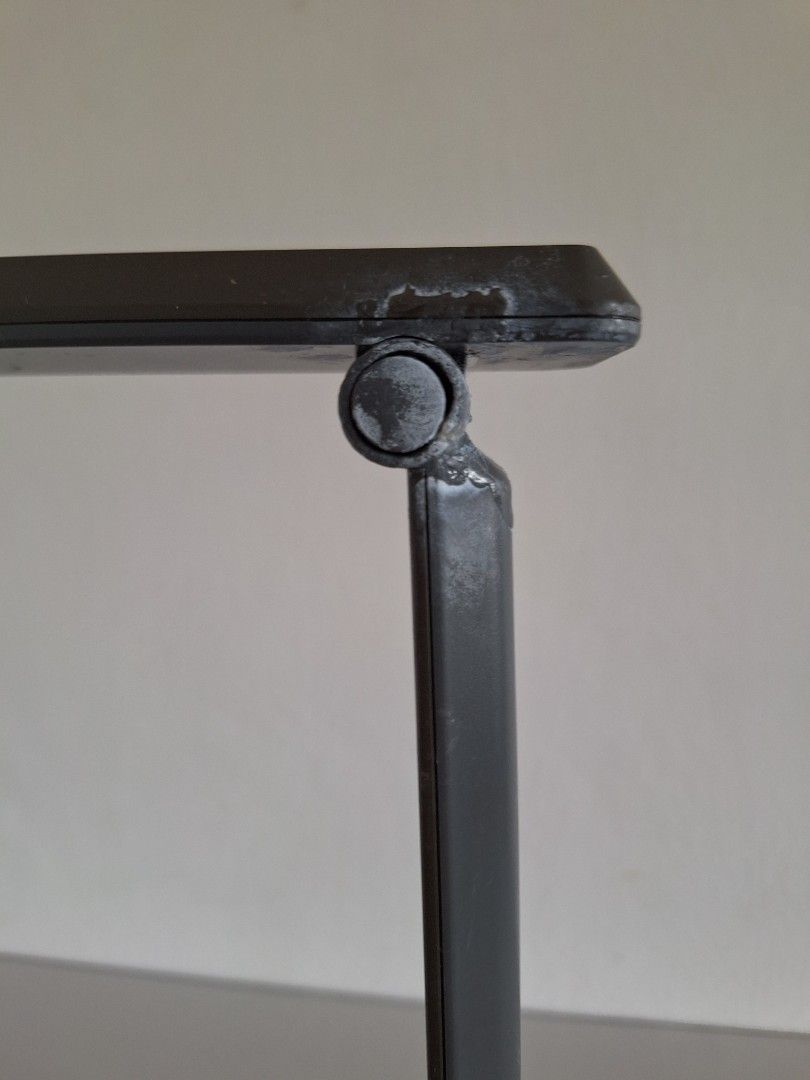 Philips study table lamp (Category: Lighting) located in Kuala Lumpur. Submitted by mahyq2000 (Listing ID 1310105095, Image 3). Description: Used Philips table lamp for sale, originally priced around RM150. The hinge at the top is broken and I've fixed it with strong glue, so it can't be adjusted. Aside from that, there are no other issues. The LED bulb works well..