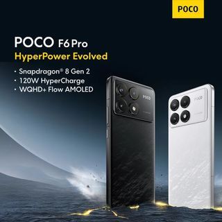 POCO F6 Pro 12+256G/12+512G/16+1024G powered by Snapdragon® 8 Gen 2 Global Version