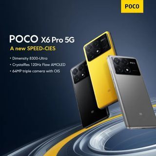 POCO X6 Pro 5G powered by Dimensity 8300-Ultra 8+256G/12+512G Global Version