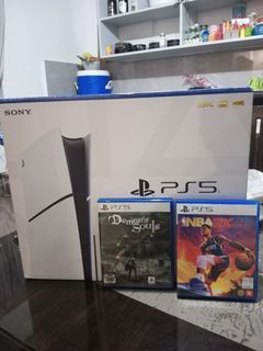 Ps5 slim disc edition with receipt and warranty