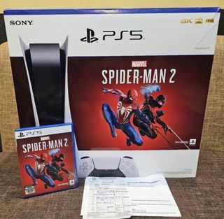 PS5 spiderman bundle w/warranty