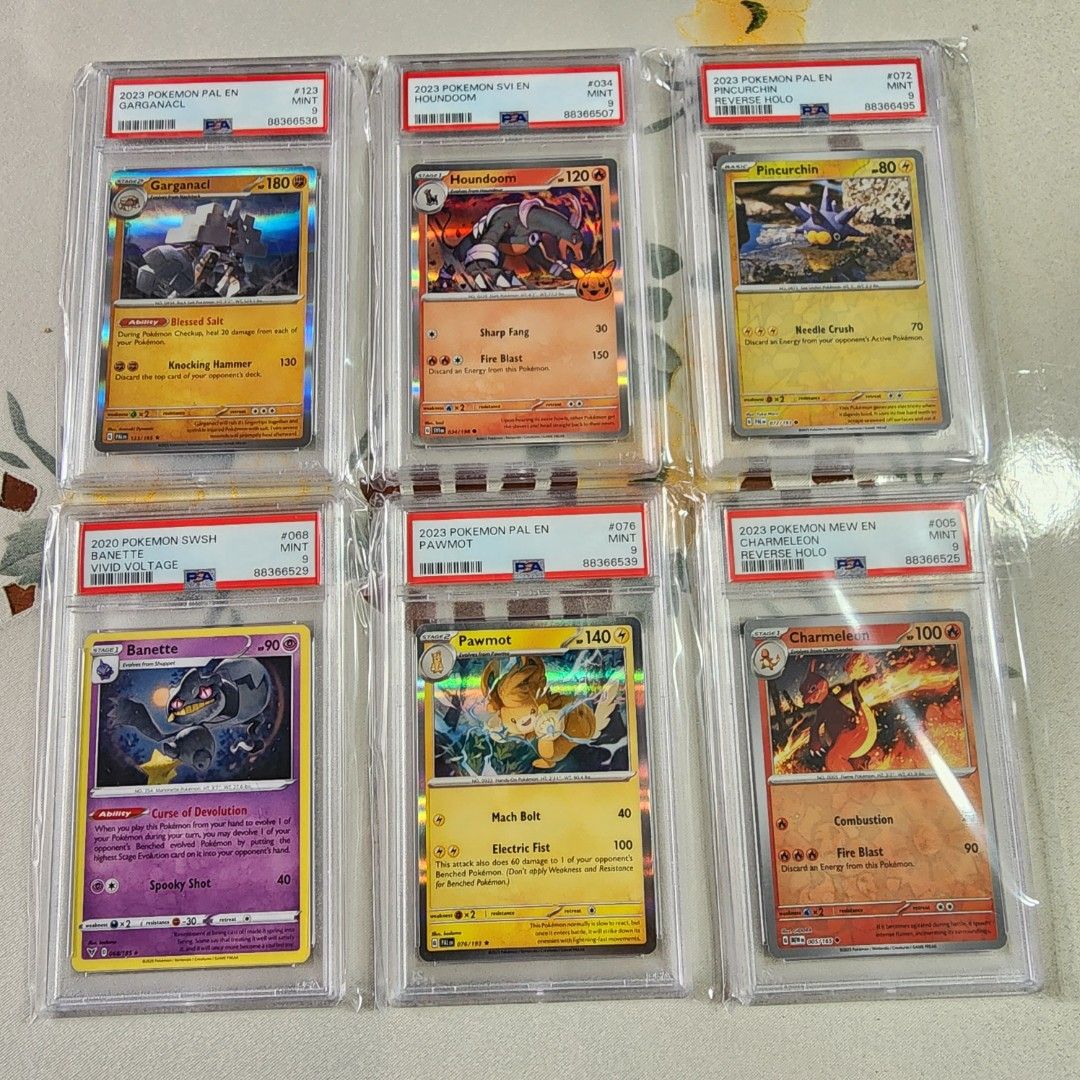 PSA 8 and 9 graded pokemon cards variety, Hobbies & Toys, Memorabilia &  Collectibles, Vintage Collectibles on Carousell