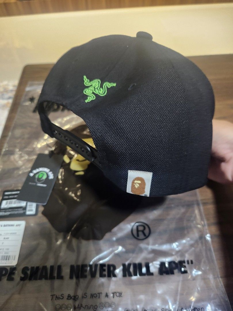 Razer x Bape snapback, Men's Fashion, Watches & Accessories Razer x Bape snapback, Men's Fashion, Watches & Accessories