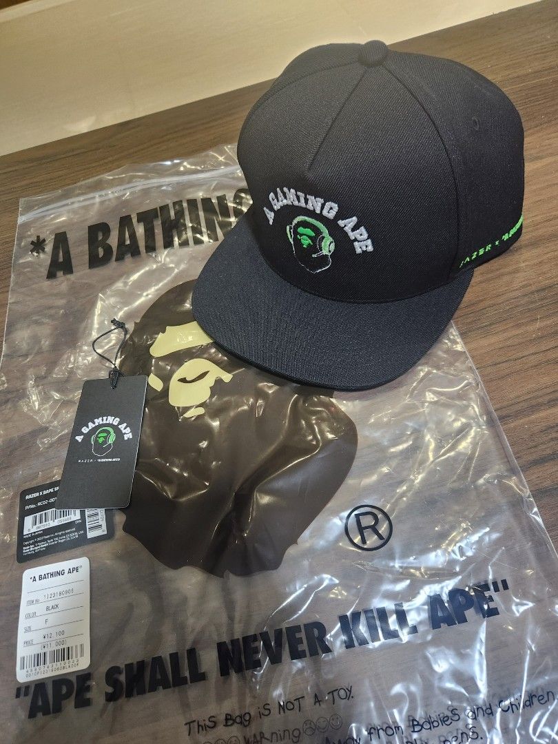 Razer x Bape snapback, Men's Fashion, Watches & Accessories Razer x Bape snapback, Men's Fashion, Watches & Accessories