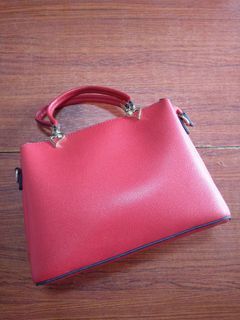 Red Satchel hand bag No sling