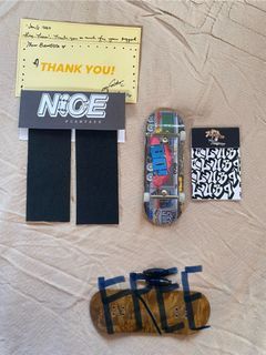 RUSH & SALE!! Fingerboard SET with FREE DECK & TOOLS