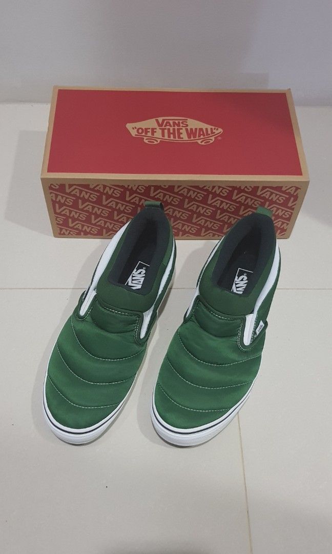 Sepatu Vans Slip-On Mid Douglas Fir, Fesyen Pria, Sepatu