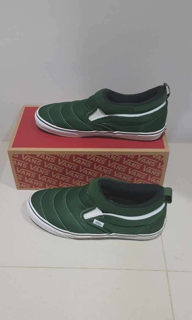 Sepatu Vans Slip-On Mid Douglas Fir, Fesyen Pria, Sepatu