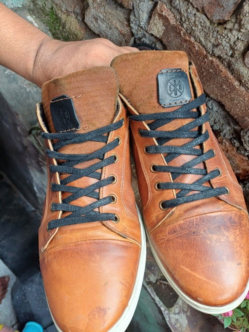 size 45 Mens Bull Boxer Marcone Brown Leather