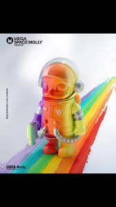 新品　MEGA コレクション 400% SPACE MOLLY Rainbow MEGA SPACE MOLLY 400% Rainbow - POP MART (Hong Kong, China)