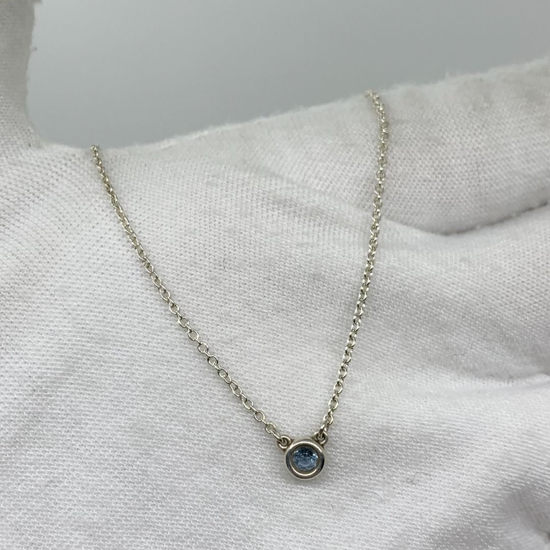 Tiffany aquamarine necklace store