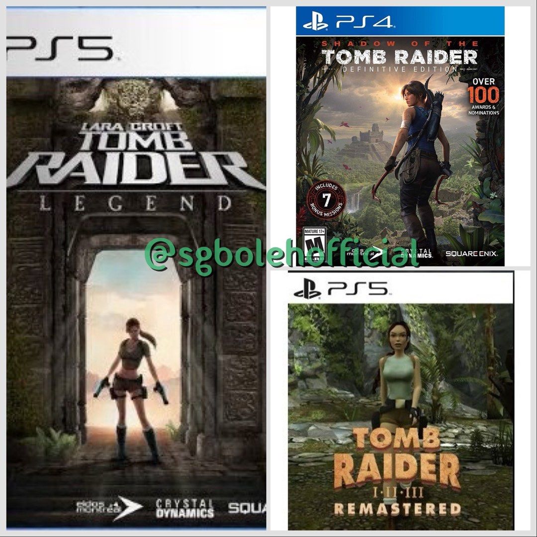Video Game Tomb Raider Legend Ps3 Tomb Raider Trilogy PS3