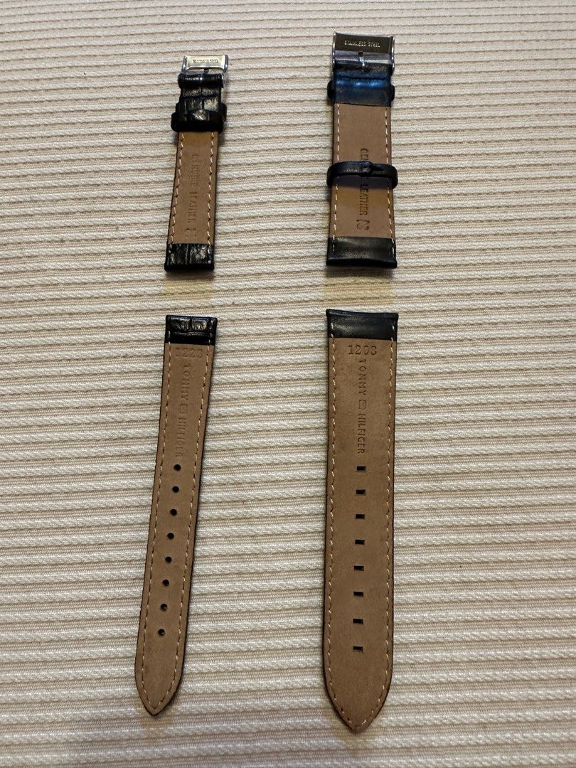 Tommy hilfiger leather strap cheap