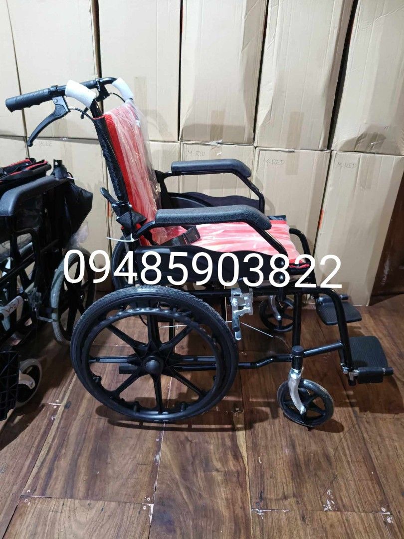Travel wheel chair matte blue (Category: Medical Supplies & Tools) located in Manila. Submitted by medicalcare12 (Listing ID 1310112334, Image 3). Description: brand new same day delivery cod/gcash /bank transfer.