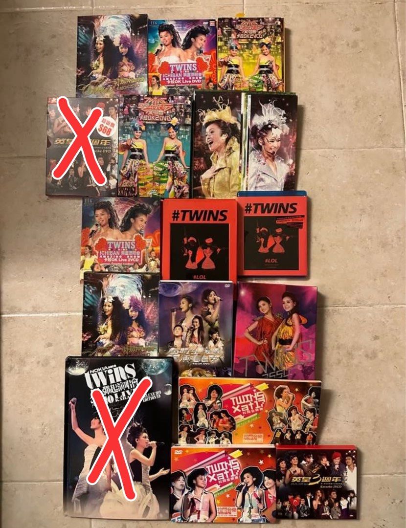 Twins 演唱會CD/VCD/DVD/Blu ray 蔡卓妍鍾欣桐, 興趣及遊戲