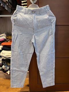 Uniqlo Linen Blue Trousers