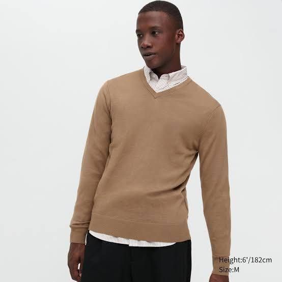 Uniqlo men's merino wool sweater on sale