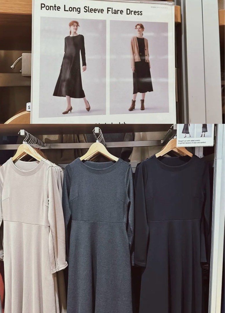 Uniqlo ponte dress cheap