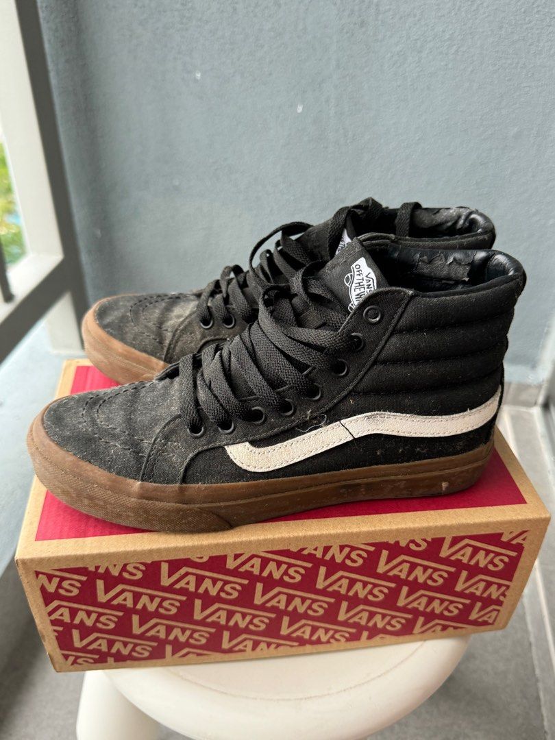 Black vans uk 4 clearance