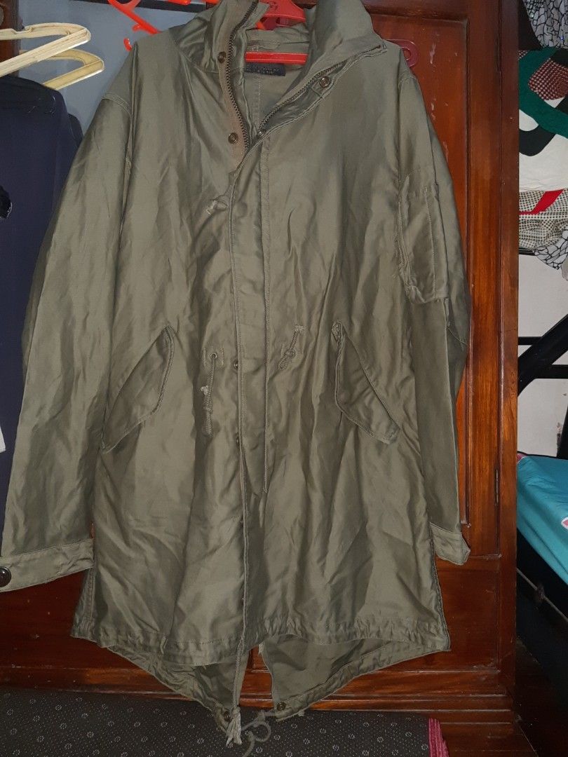 Wacko Maria Co., Ltd Military Jacket (Category: Luxury Apparel) located in Davao. Submitted by wonderwallnnipz_91 (Listing ID 1310235226, Image 2). Description: Wacko Maria Co., Ltd " Guilty Parties, Outrageous Inc." (Made In Japan) Type M-1948 Tokyo., Japan size 38 on Tag Talon zipper Actual measurement: 22x33 inches Price on Market: 70000yen approximately 25kphp plus (it depends on exchanging Rate) P5500 plus SF Location: Davao City Contact no.