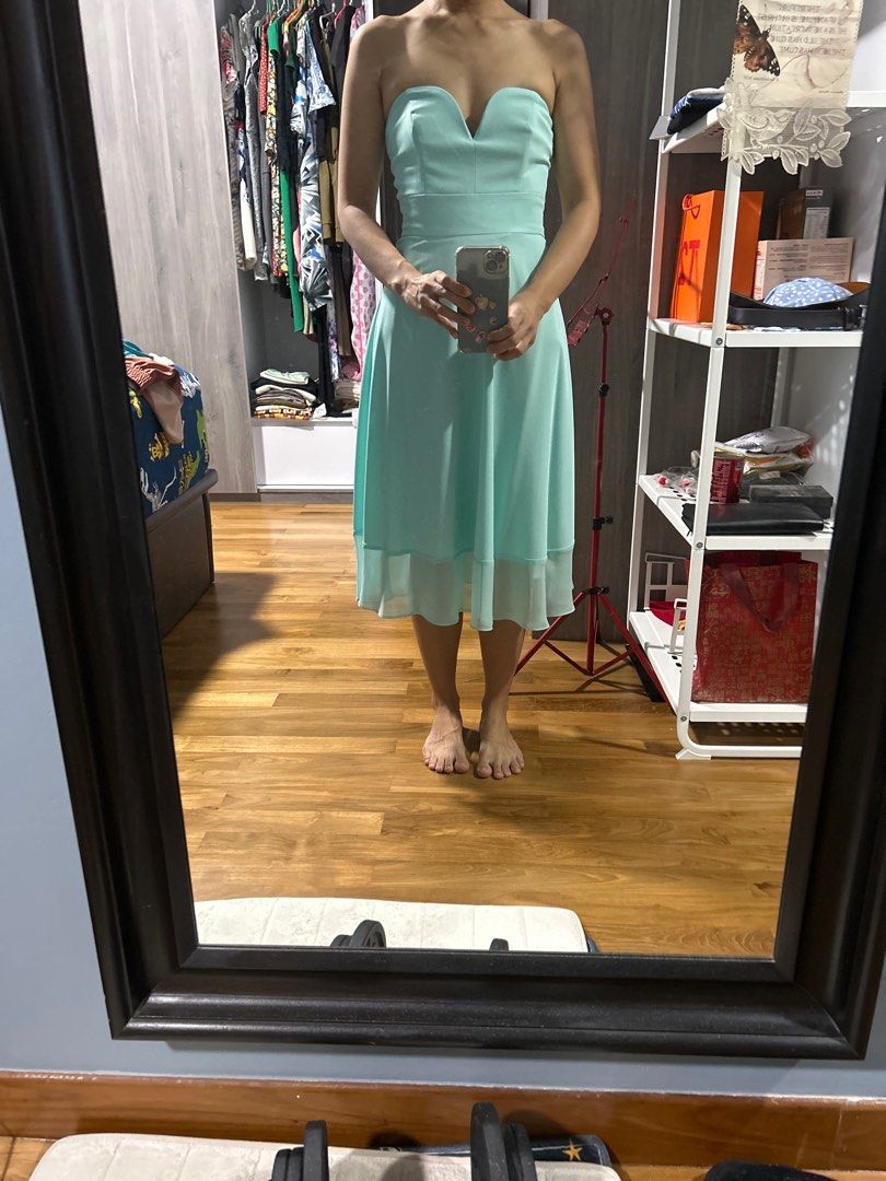 Warehouse flowy tube dress Women s Fashion Dresses Sets Evening dresses gowns on Carousell