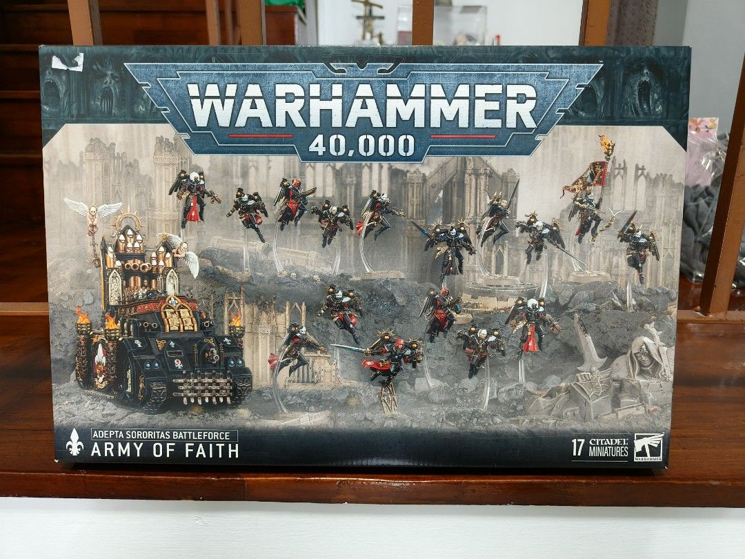 Warhammer 40,000 Army of Faith 17体セット Army of Faith Battleforce - New Adepta Sororitas Army Set