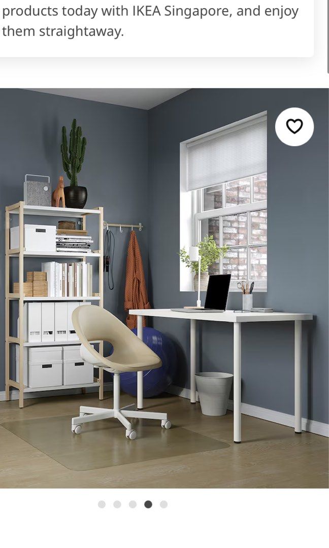 IKEA LINNMON LAGKAPTEN / ADILS Study Table (120cm x 60cm