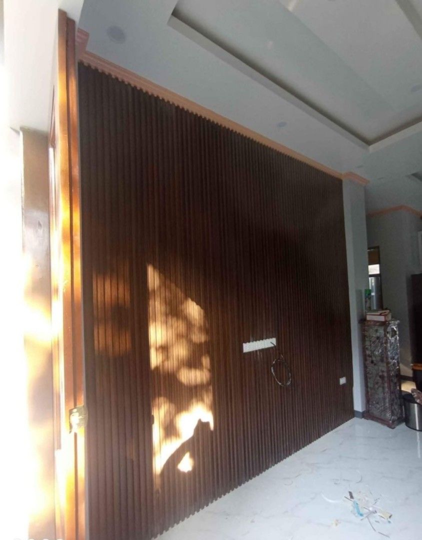 WPC FLUTED PANEL (Category: Other Home Decor) located in Quezon City. Submitted by malou_castillo (Listing ID 1310243687, Image 1). Description: BODEGA SALE... SALE.... 📌DERICT MANUFACTURE ✅WPC interior panel Length / Width /THICKNESS 2.9m. 15cm. 8mm / 17 mm / 24mm ✅WPC exterior panel Length = 2.9m Width =22cm Thickness = 26mm ✅PVC cieling panel Length =2.9m Width =20cm THICKNESS 8mm ✅ VINYL FLOORING Self adhesive Size 90 x15 cm ✅SPC interlock ✅