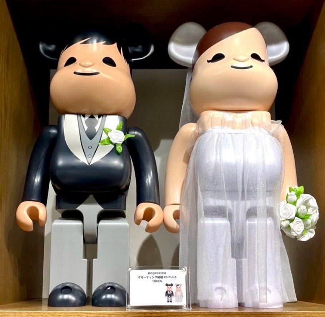 ?少量補貨?全套出?《 MEDICOM TOY BE@RBRICK WEDDING 結婚#3 PLUS 