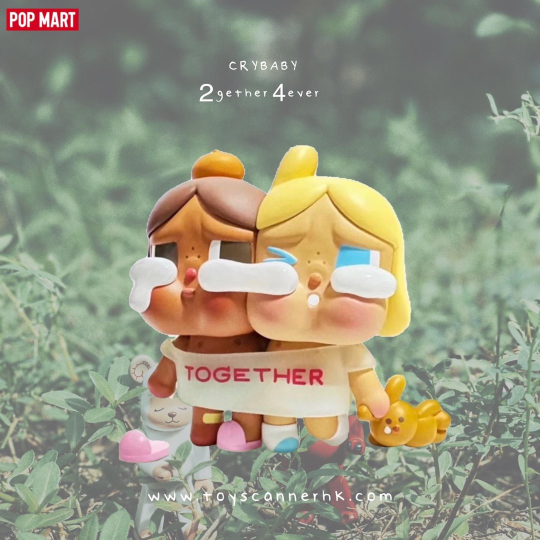 預訂Pre-Order) POP MART CRYBABY 2gether 4ever 吊卡泡泡瑪特哭